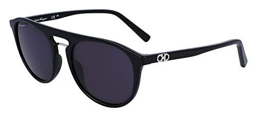 Salvatore Ferragamo Unisex SF1090S Sunglasses, 001 Black, 54 von Salvatore Ferragamo