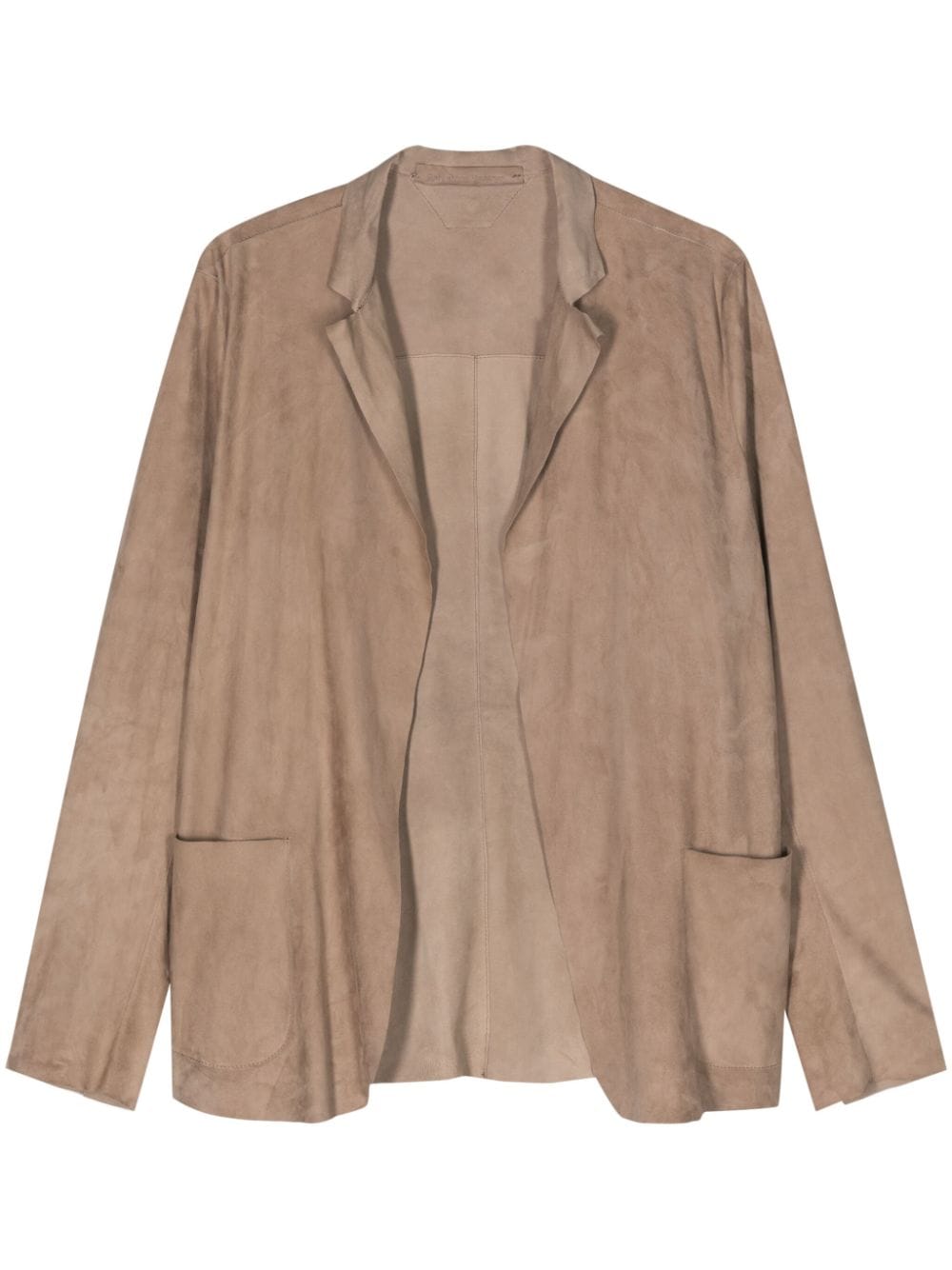 Salvatore Santoro Offene Wildlederjacke - Nude von Salvatore Santoro