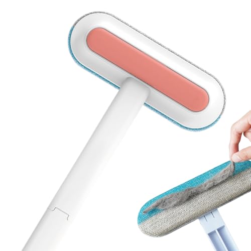 Haarentfernungs Tool Für Tiere - Multifunktionale Haarentfernungsbürste Mit Langem Griff,Wiederverwendbarer Flusenentferner Für Kleidung Teppich Wohnzimmer Fliesen Schlafzimmer Bettwäsche von Salyeeluly