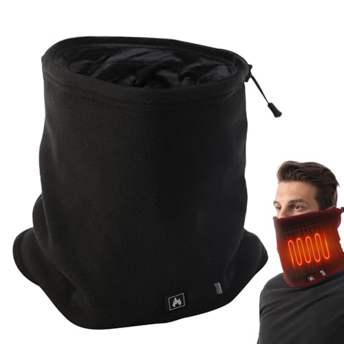 Salyeeluly Beheizbarer Halswärmer, Beheizter Hals-Gamasche | Typ-C-Plug-in-elektrisch beheizte Schals aus Samt - Dreistufige Temperaturregelung, multifunktionaler beheizter Nackenwärmer, von Salyeeluly