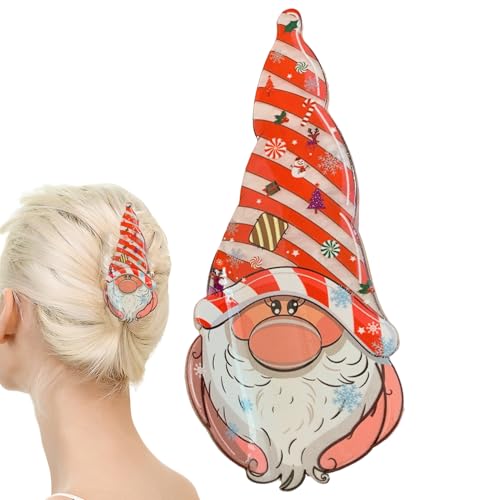 Weihnachts Haarklammern,Damen Acryl Weihnachts Haarspange | Niedliche Mode Barrettes Accessoires Für Halloween Herbst Damen Festliche jungfer Urlaub Teen Hochzeitsfeier von Salyeeluly