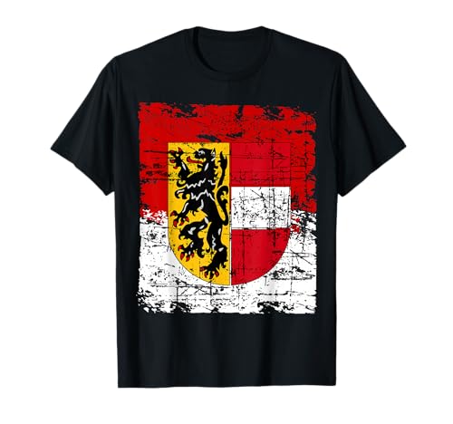 Salzburg Shirt Wappen Fahne Löwe Herren & Damen Salzburg T-Shirt von Salzburg Support