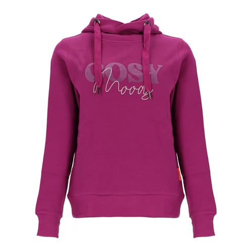 Salzhaut Damen Sweat-Hoodie Sabbelbude - Modischer Kapuzenpullover mit Schriftzug in Plum Größe XL Salzhaut Damen Sweat-Hoodie Sabbelbude - Modischer Kapuzenpullover mit Schriftzug in Plum Größe XL von Salzhaut