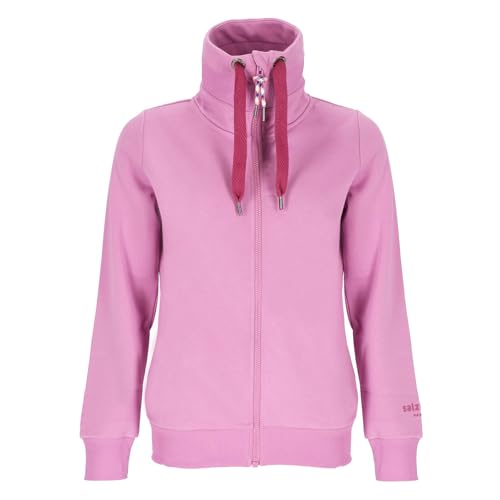 Salzhaut Damen Sweatjacke Rackeln mit Turtleneck - Jacke mit hochschließendem Kragen in Pale Größe L Salzhaut Damen Sweatjacke Rackeln mit Turtleneck - Jacke mit hochschließendem Kragen in Pale Größe L von Salzhaut