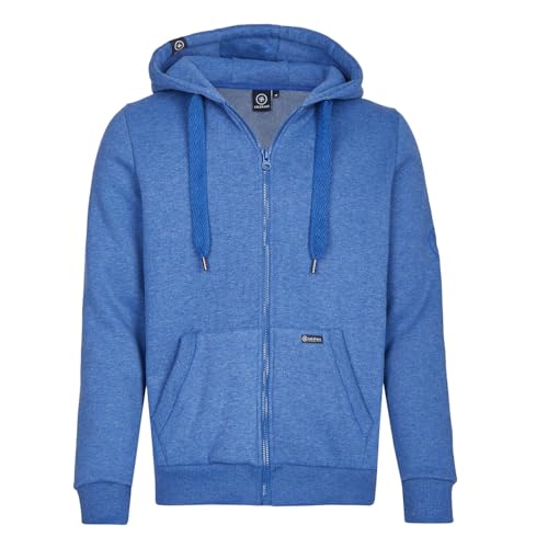 Salzhaut Herren Sweatjacke Breker mit Kapuze - Hoodie-Jacke mit bequemen Schnitt in Indigo Größe M von Salzhaut