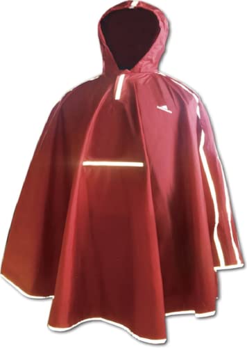 Salzmann Regenponcho für Kinder von 5-15 Jahren - Wasserdichtes Regencape für Mädchen und Jungen - Hergestellt mit 3M Scotchlite von Salzmann