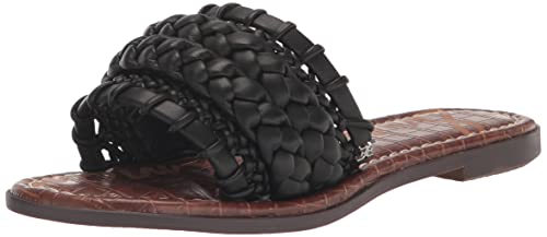 Sam Edelman Damen Giada Flache Sandale, Schwarz, 38.5 EU von Sam Edelman