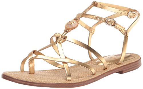 Sam Edelman Damen Gwen Sandale, Bernstein Gold, 37.5 EU von Sam Edelman