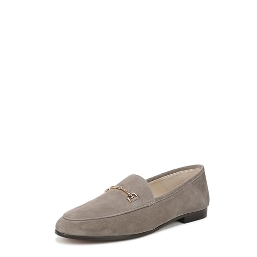 Sam Edelman Damen Loraine Loafer, Antico Grey Suede, 38.5 EU von Sam Edelman