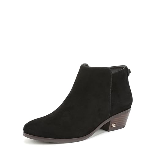 Sam Edelman Damen Petty Stiefelette, Schwarzes Wildleder, 36.5 EU von Sam Edelman