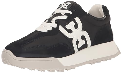 Sam Edelman Langley Sneaker für Damen, Schwarzes Wildleder, 40.5 EU von Sam Edelman