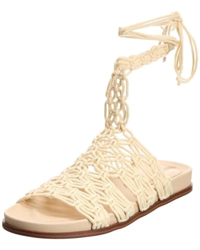 Sam Edelman Nicolette Natural Rounded Open Toe Tie Up Strappy Flats Sandals, Natural, 10.5 Sam Edelman Nicolette Natural Rounded Open Toe Tie Up Strappy Flats Sandals, Natural, 10.5 von Sam Edelman