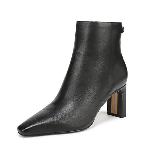 Sam Edelman Saige Damen-Stiefeletten, Schwarz Leder, 38 EU von Sam Edelman