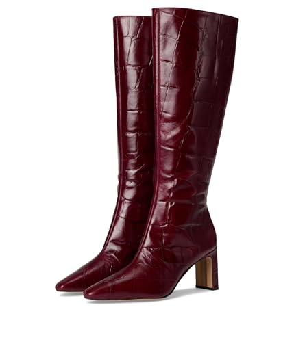 Sam Edelman Sylvia Kniehohe Stiefel für Damen, French Merlot Wide Calf, 39 EU von Sam Edelman
