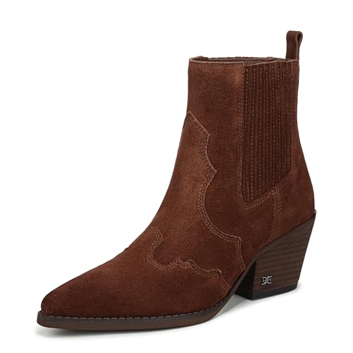 Sam Edelman West Westernstiefel für Damen, Dark Terra Toffee, 40 EU von Sam Edelman