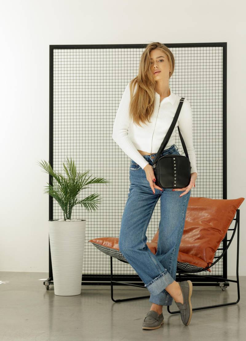 Cross Body Geldbörse, Kleine Crossbody Bag, Vegan Leder Perfekte Damen Tasche Schwester Geburtstag Geschenkidee, Mini Schultertasche von SamBagCrafts