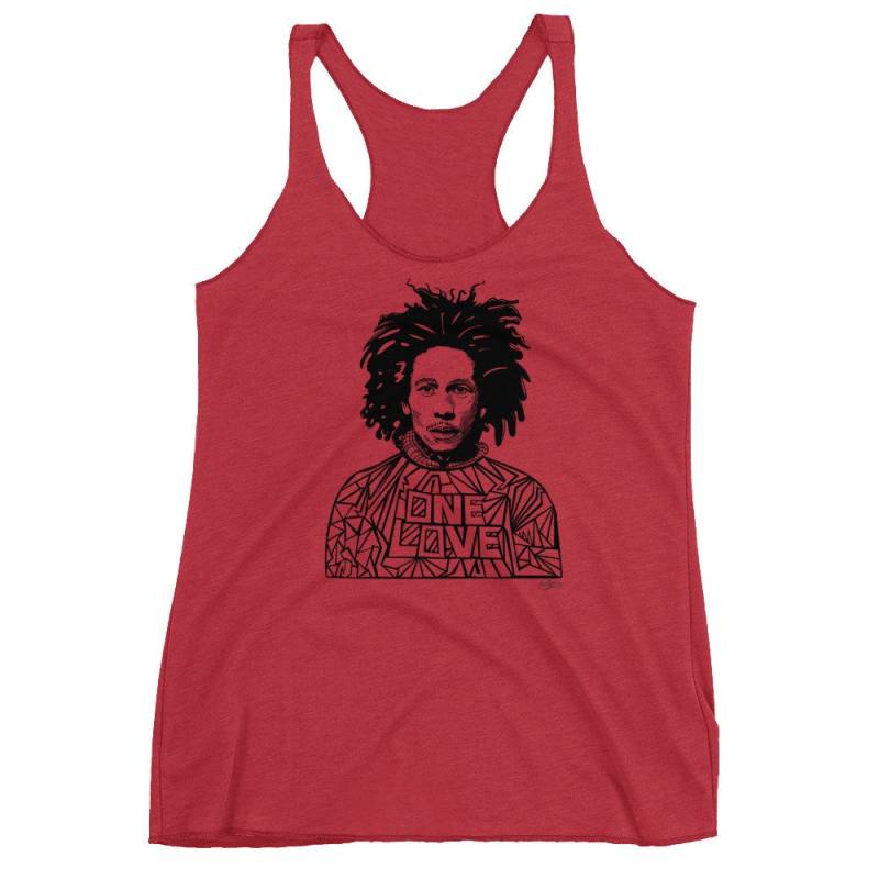 Bob Marley One Love Damen Racerback Tank Bob Marley One Love Damen Racerback Tank von SamBernalArtDesign
