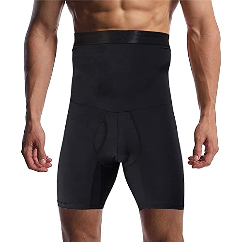 Männer Bauchkontrolle Shorts, hohe Taille schlampe Shapewear Hosen Kompressionsshorts Körper Shaper Bein Unterwäsche Boxer Slip Tailer Trainer Stretch Tight Hosen von SamHeng