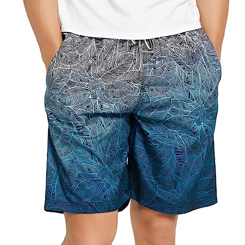 SamHeng Badeshorts für Herren Badehose Board -Shorts Schnelltrocknend Strandshorts Wassershorts mit Taschen-XL von SamHeng