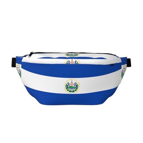 El Salvador Bauchtasche Crossbody Bag - Vielseitige Schultertasche für Damen & Herren mit Reißverschlusstaschen, ideal für Reisen, Laufen, Schwarz, Einheitsgröße El Salvador Bauchtasche Crossbody Bag - Vielseitige Schultertasche für Damen & Herren mit Reißverschlusstaschen, ideal für Reisen, Laufen, Schwarz, Einheitsgröße von SamLng