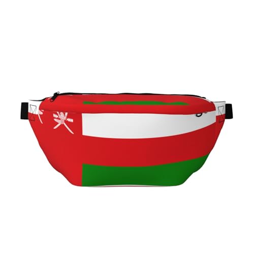 Sultanate of Oman Bauchtasche Crossbody Bag – vielseitige Schultertasche für Damen und Herren mit Reißverschlusstaschen, ideal für Reisen, Laufen, Schwarz, Einheitsgröße Sultanate of Oman Bauchtasche Crossbody Bag – vielseitige Schultertasche für Damen und Herren mit Reißverschlusstaschen, ideal für Reisen, Laufen, Schwarz, Einheitsgröße von SamLng