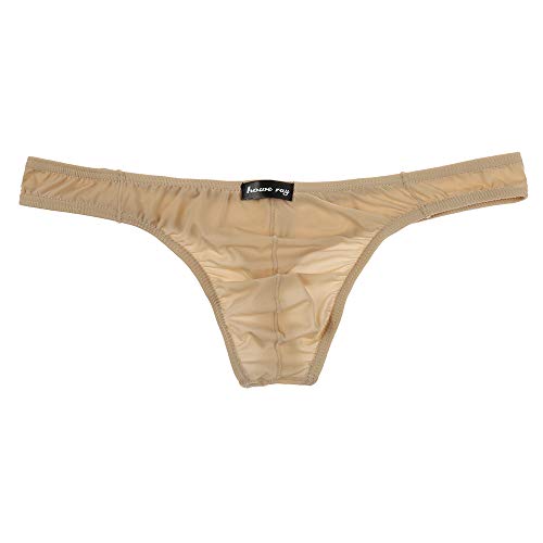 SamMoSon String Herren Erotik Männer Mankini Thong Unterwäsche Unterhosen Männer Slip Herren Erotik Unterwäsche Tanga Herren Tanga Unterwäsche Bodysuit Dessous Unterhosen Herren (Khaki, L) von SamMoSon