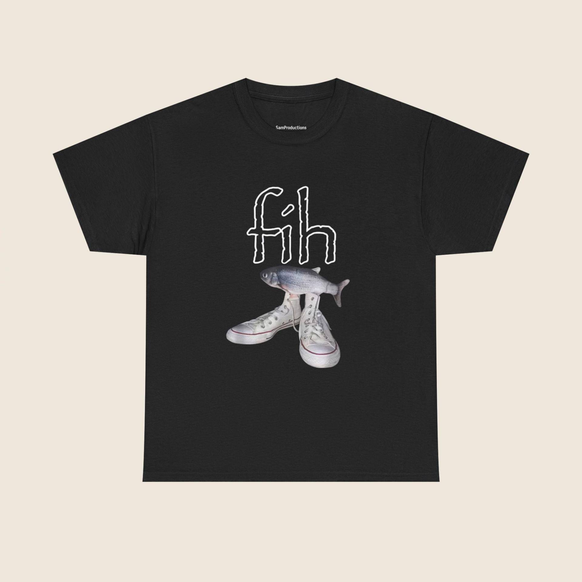 Fih Meme T-Shirt | Funny Trashcore Shirt With Fish in Sneakers & Absurd Vibes, Fun Gifts For Summer Fih Meme T-Shirt | Funny Trashcore Shirt With Fish in Sneakers & Absurd Vibes, Fun Gifts For Summer von SamProductionsCo
