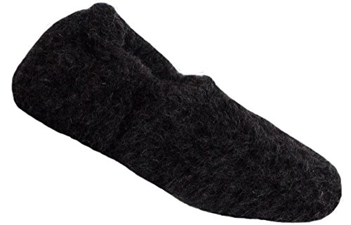 SamWo, Schafwoll-Wohlfühl-Hausschuhe/Pantoffeln Unisex,weiche Rutschfeste Sohle,100% Schafwolle,Größe:35-48, 47/48 EU, Andrazith von SamWo