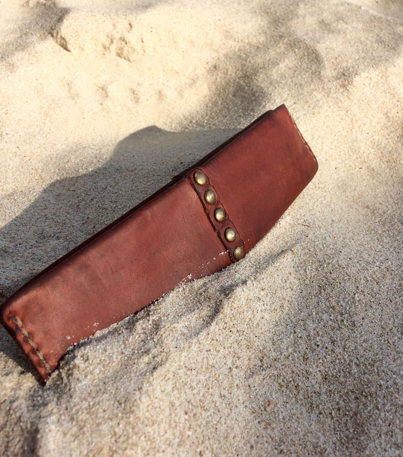 Leder Mäppchen/ Federmäppchen/ Künstlertasche/ Kalbsleder Etui/ Etui von SamakLeder