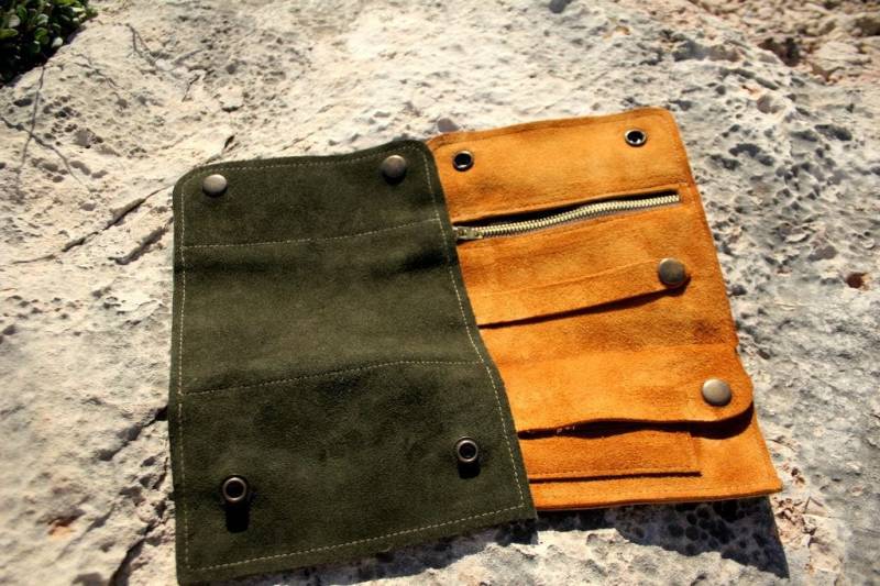 Tabak Leder Pouch-Beutel von SamakLeder