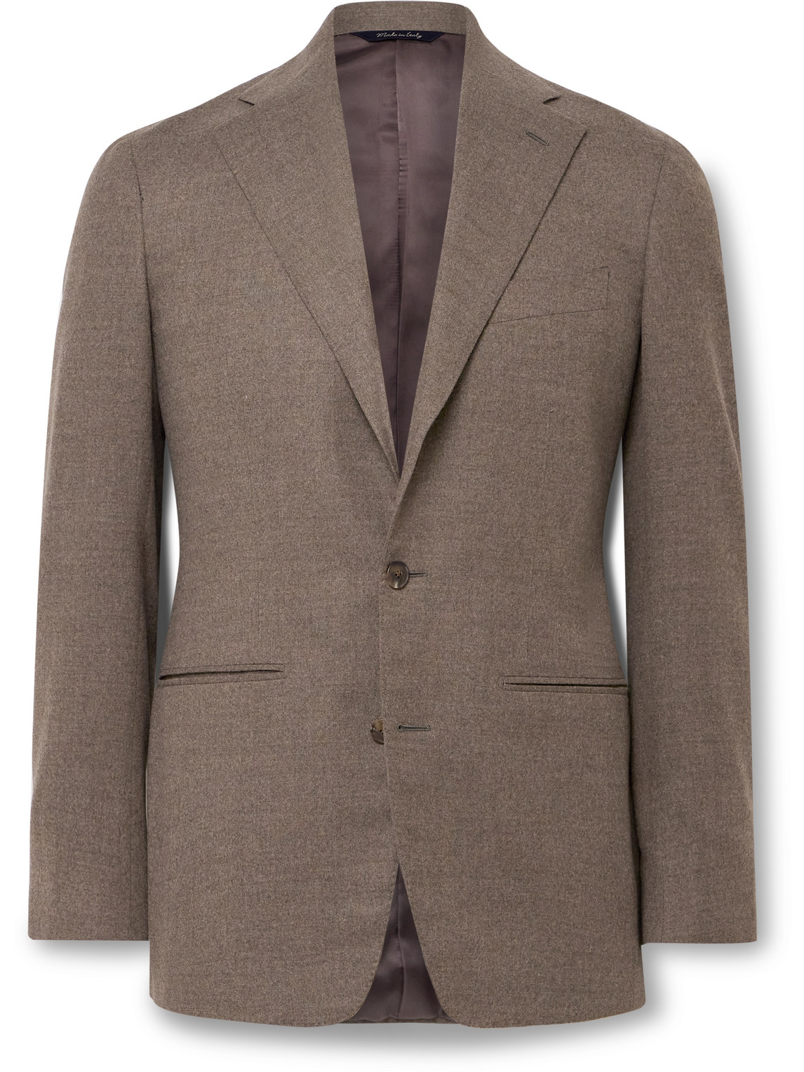 Saman Amel - Slim-Fit Cashmere-Felt Blazer - Men - Brown - IT 52 von Saman Amel