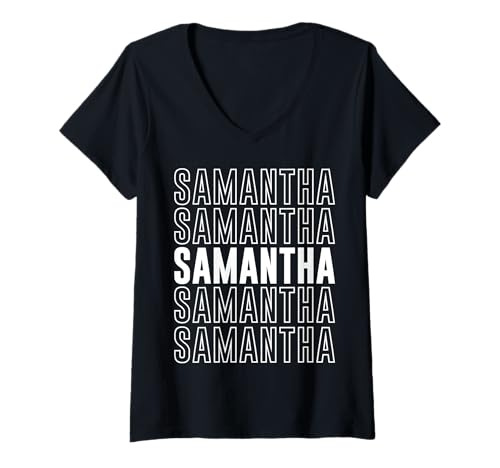 Damen Samantha T-Shirt mit V-Ausschnitt Damen Samantha T-Shirt mit V-Ausschnitt von Samantha Apparel
