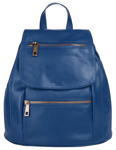 Samantha Look City-Rucksack Echt Leder Damen | Made in Italy, Funktionales Design, Durchdachte Aufteilung | 017743 von Samantha Look