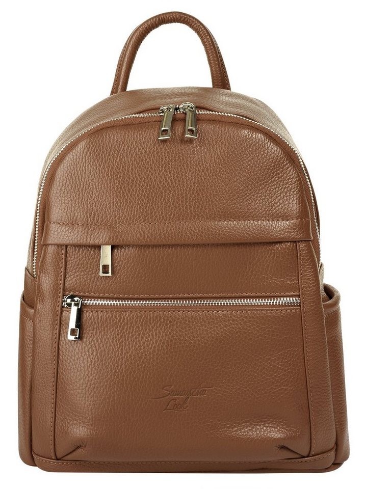 Samantha Look Cityrucksack, echt Leder, Made in Italy von Samantha Look