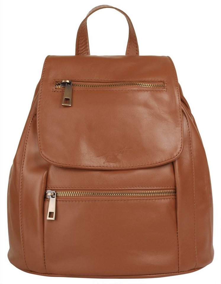 Samantha Look Cityrucksack, echt Leder, Made in Italy von Samantha Look