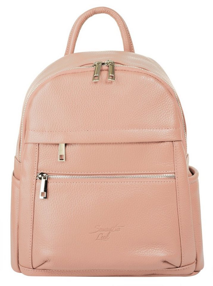 Samantha Look Cityrucksack, echt Leder, Made in Italy von Samantha Look