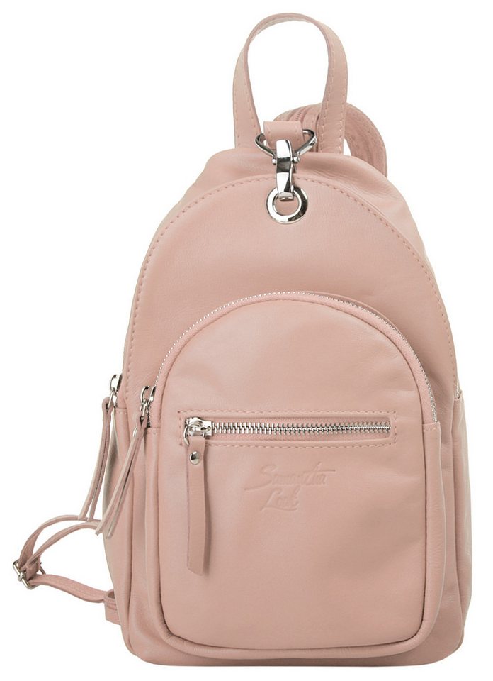Samantha Look Cityrucksack, echt Leder, Made in Italy von Samantha Look