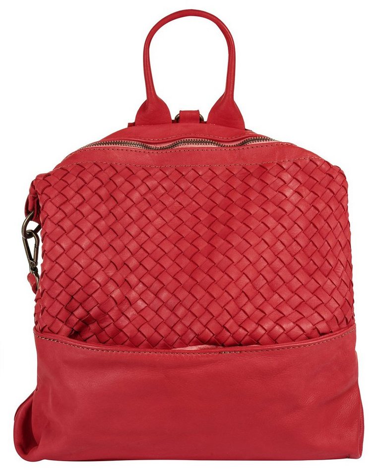 Samantha Look Cityrucksack, echt Leder, Made in Italy von Samantha Look