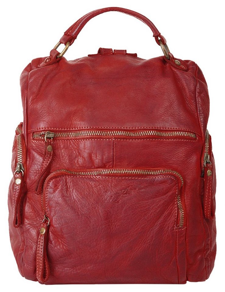 Samantha Look Cityrucksack, echt Leder, Made in Italy von Samantha Look