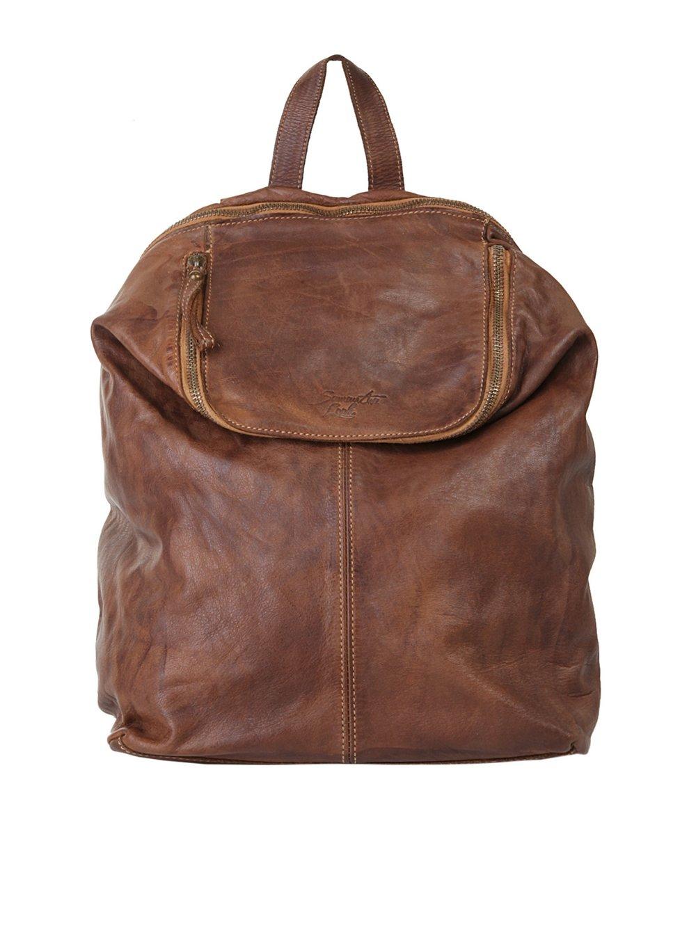 Samantha Look Cityrucksack Damen Leder, cognac von Samantha Look