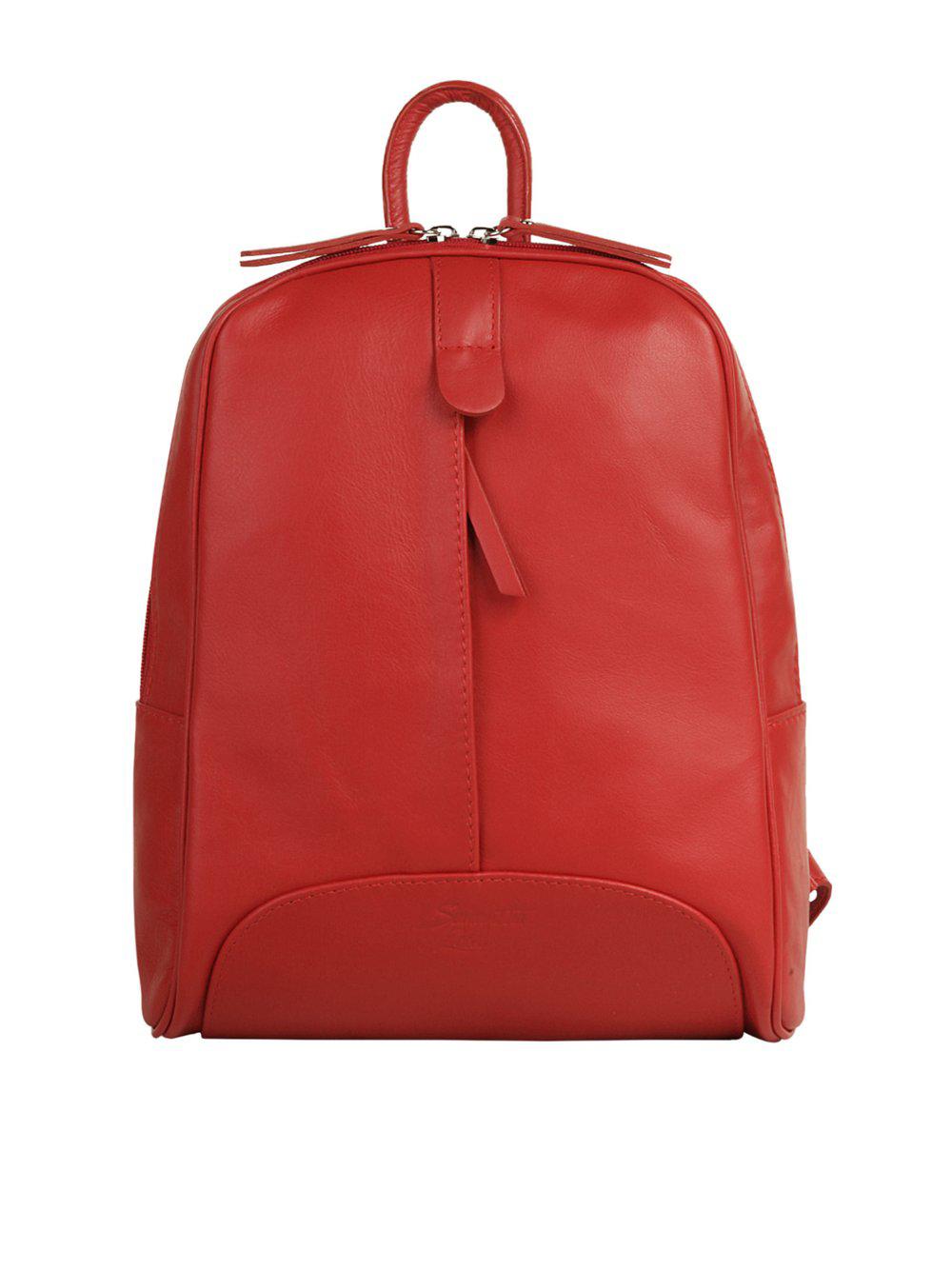 Samantha Look Cityrucksack Damen Leder, rot von Samantha Look