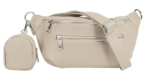Samantha Look Gürteltasche Echt Leder Damen | Made in Italy, Bauchtasche, Crossbody Hüfttasche, Hüftgürtel aus Leder | 021852 von Samantha Look