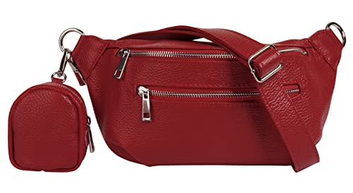 Samantha Look Gürteltasche Echt Leder Damen | Made in Italy, Bauchtasche, Crossbody Hüfttasche, Hüftgürtel aus Leder | 021852 von Samantha Look