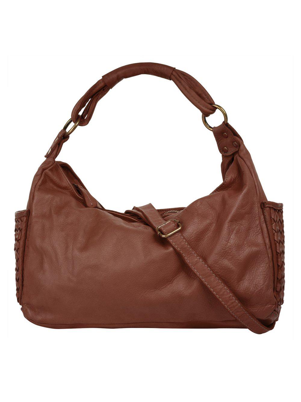 Samantha Look Handtasche Damen Leder, cognac von Samantha Look