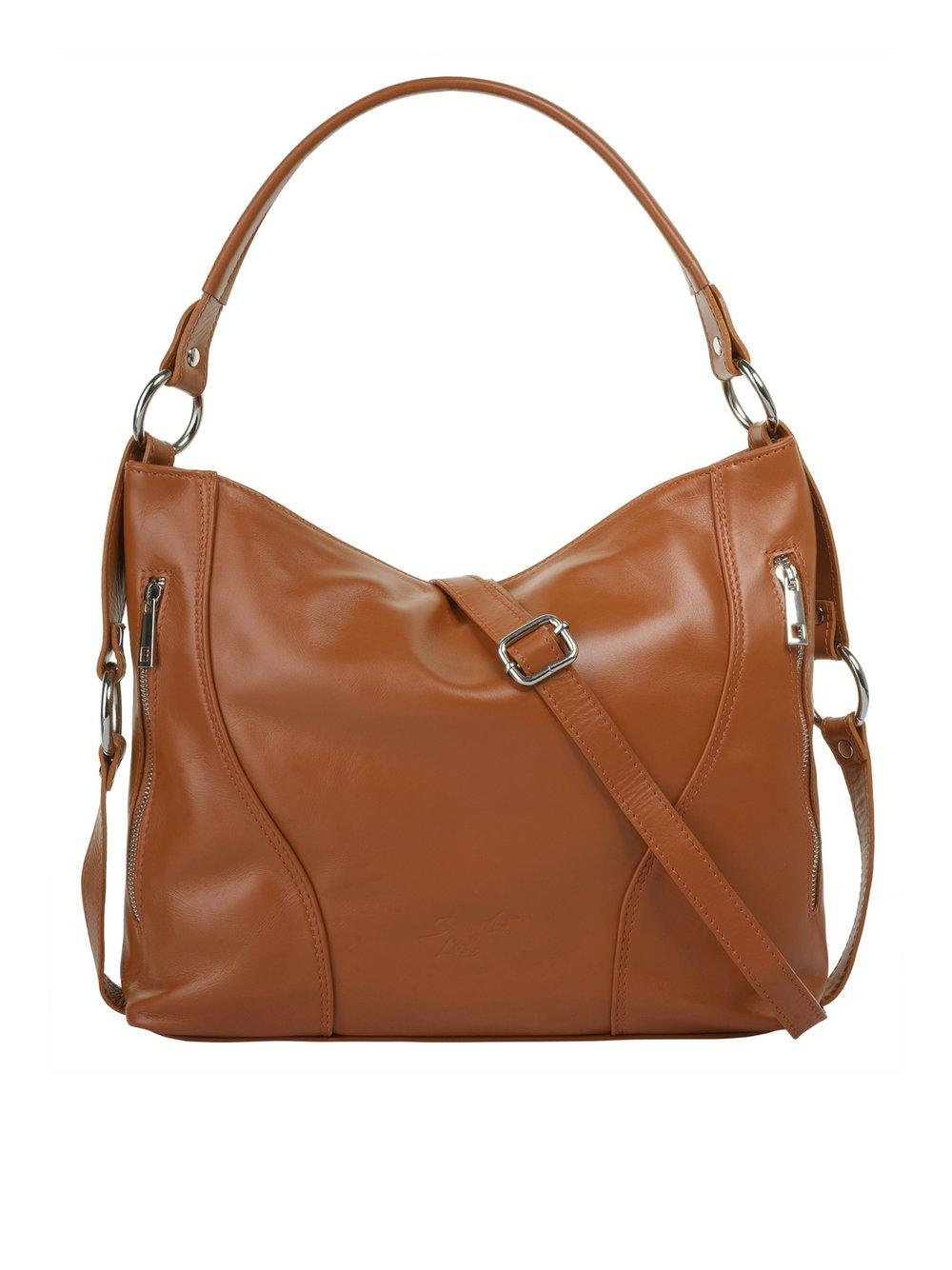 Samantha Look Handtasche Damen Leder, cognac von Samantha Look