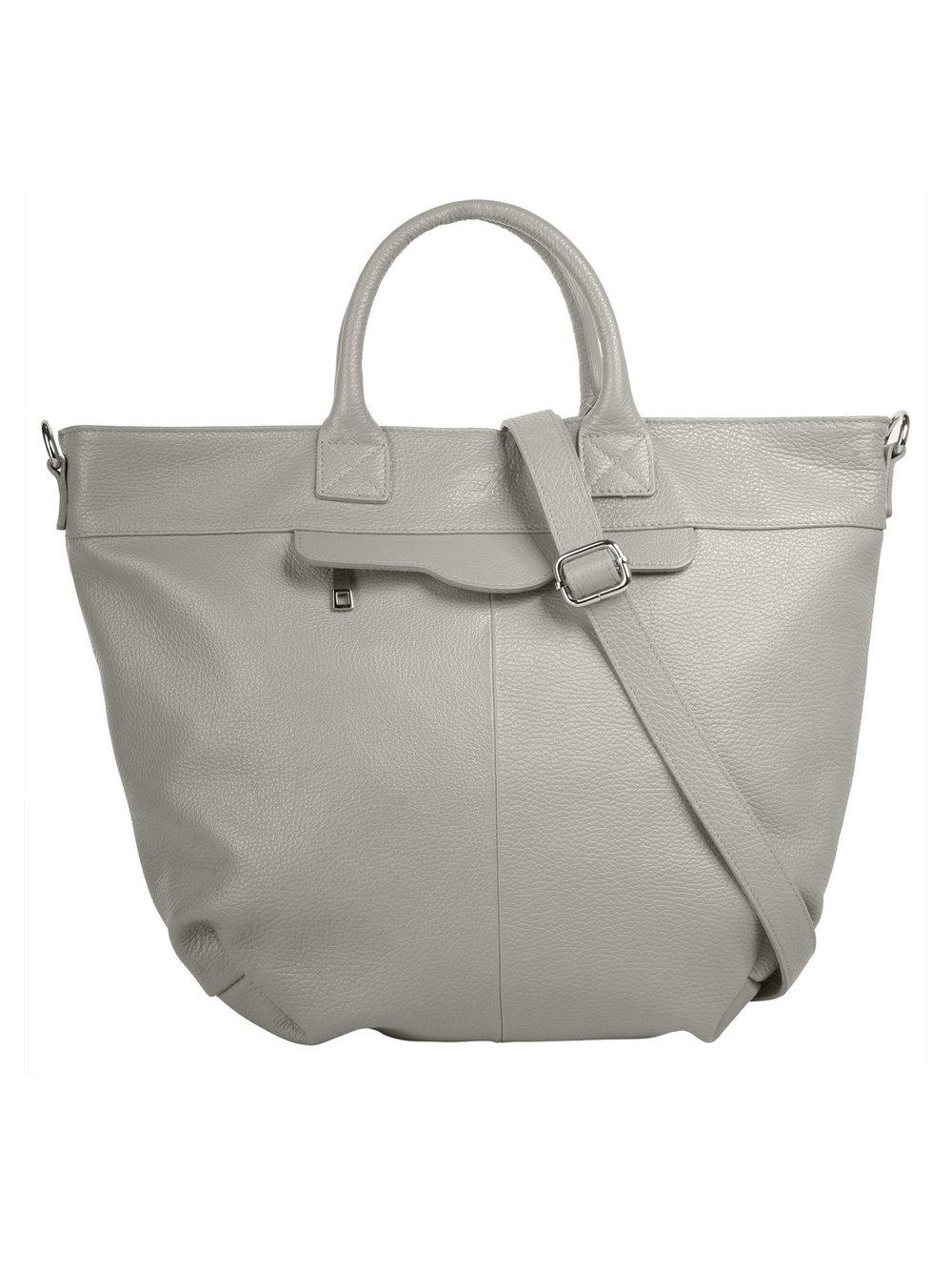 Samantha Look Handtasche Damen Leder, grau von Samantha Look