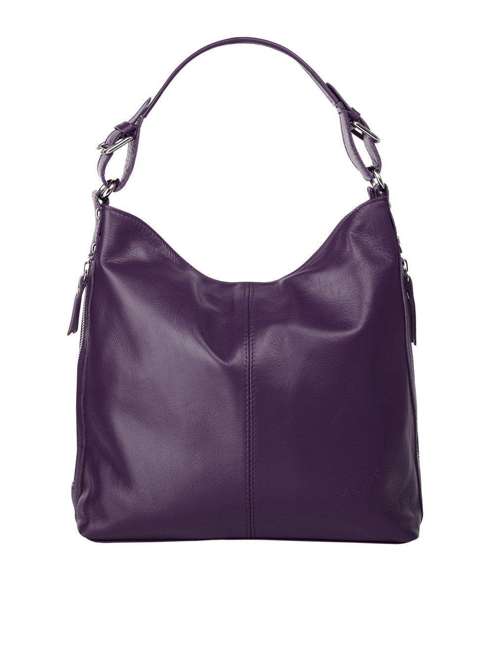 Samantha Look Handtasche Damen Leder, lila von Samantha Look