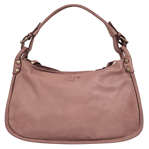 Samantha Look Handtasche Echt Leder alt-rosa Damen - 021854 von Samantha Look