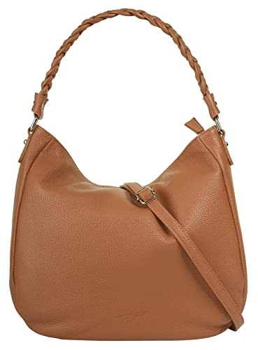 Samantha Look Handtasche Echt Leder cognac Damen - 021835 von Samantha Look