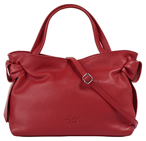 Samantha Look Handtasche Echt Leder rot Damen - 021331 von Samantha Look